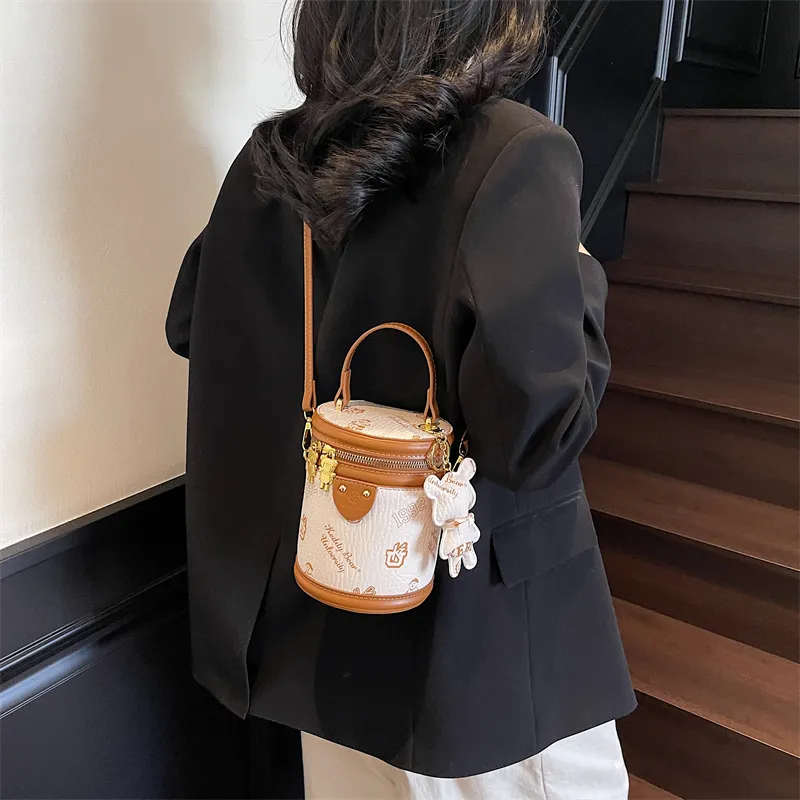 TOUTSEUL YOLO PU Handbag Women's White/Black/Pink/Brown-4