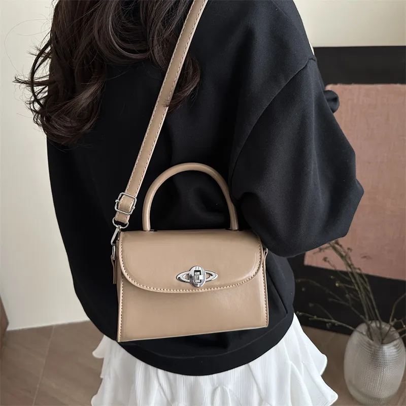 TOUTSEUL YOLO PU Handbag Women's White/Black/Khaki/Light Brown/Dark Brown-13