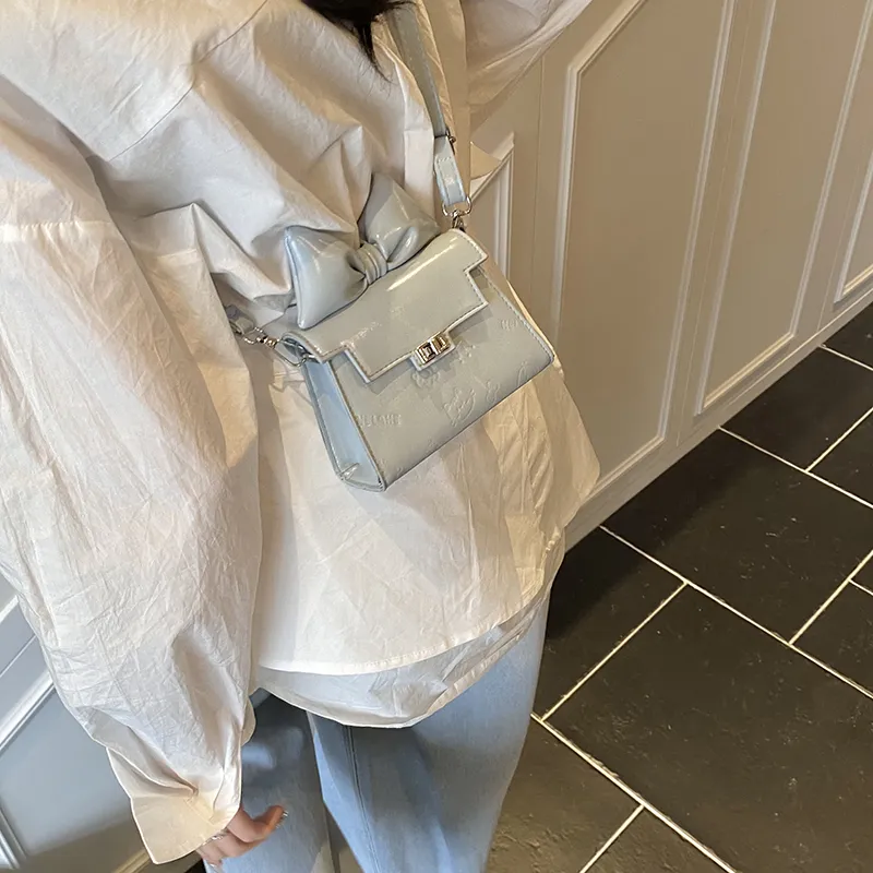 TOUTSEUL YOLO PU Shoulder Bag Women's White/Silver/Black/Pink/Blue-23