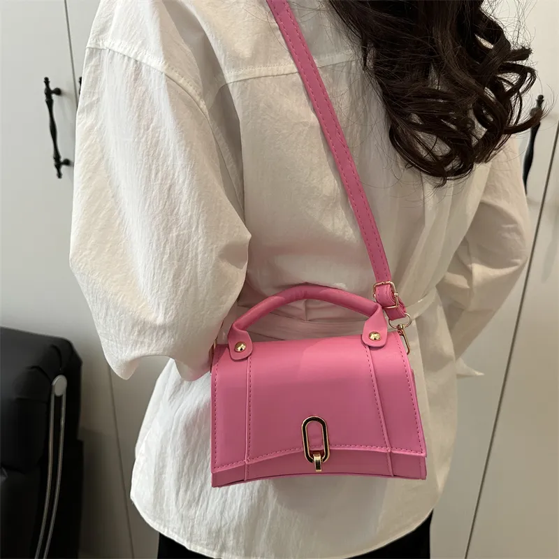 TOUTSEUL YOLO PU Shoulder Bag, Crossbody Bag, Handbag Women's White/Pink/Black/Orange-8