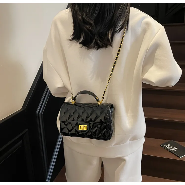 TOUTSEUL YOLO PU Handbag Women's Ecru/Yellow/Black/Burgundy/Pink-33