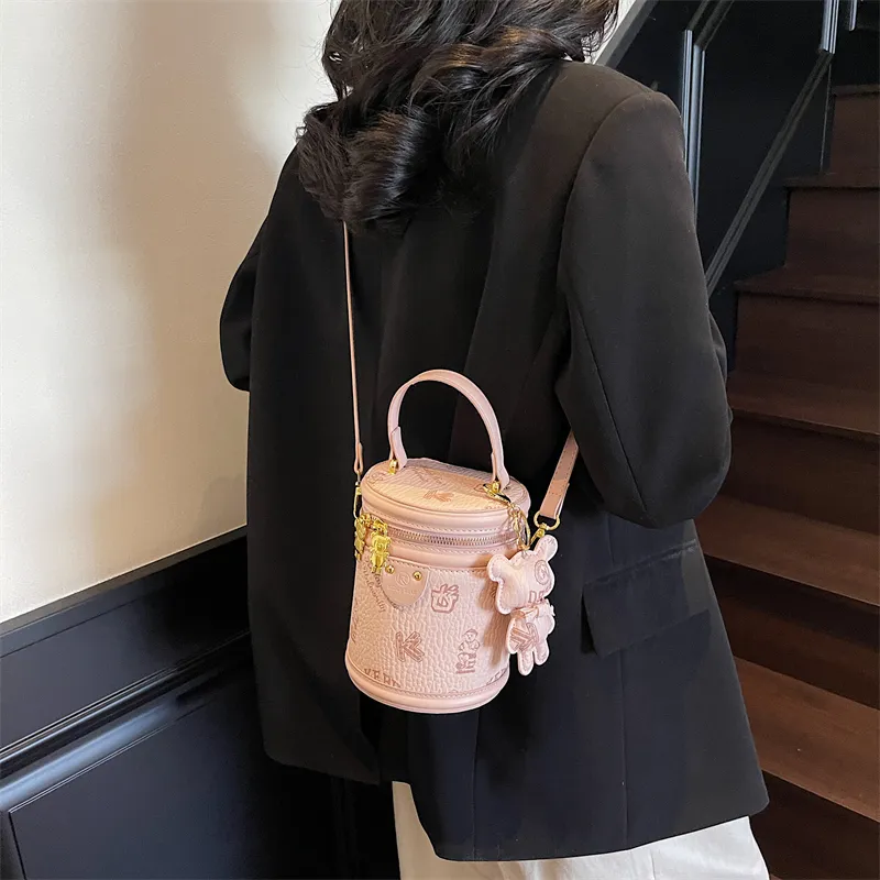 TOUTSEUL YOLO PU Handbag Women's White/Black/Pink/Brown-16