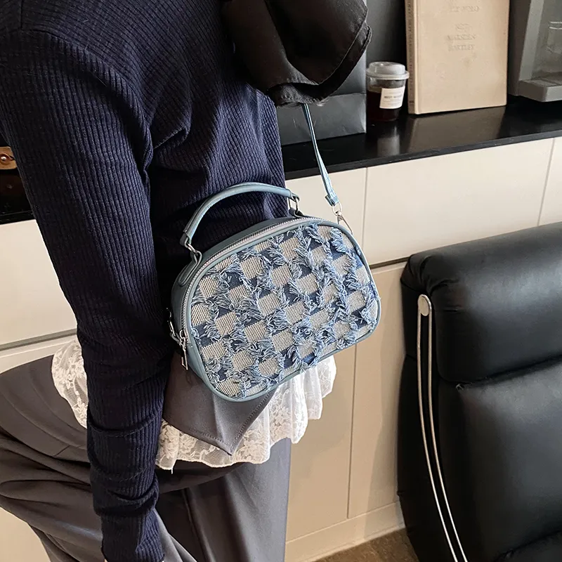 TOUTSEUL YOLO PU Handbag Women's Multicolor/Black/Light Blue/Dark Blue-15