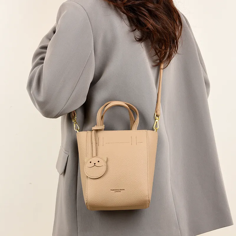 TOUTSEUL YOLO PU Handbag Regular Women's Ecru/Silver/Black/Khaki-14