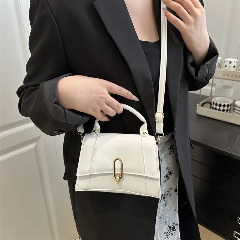TOUTSEUL YOLO PU Shoulder Bag, Crossbody Bag, Handbag Women's White/Pink/Black/Orange-5