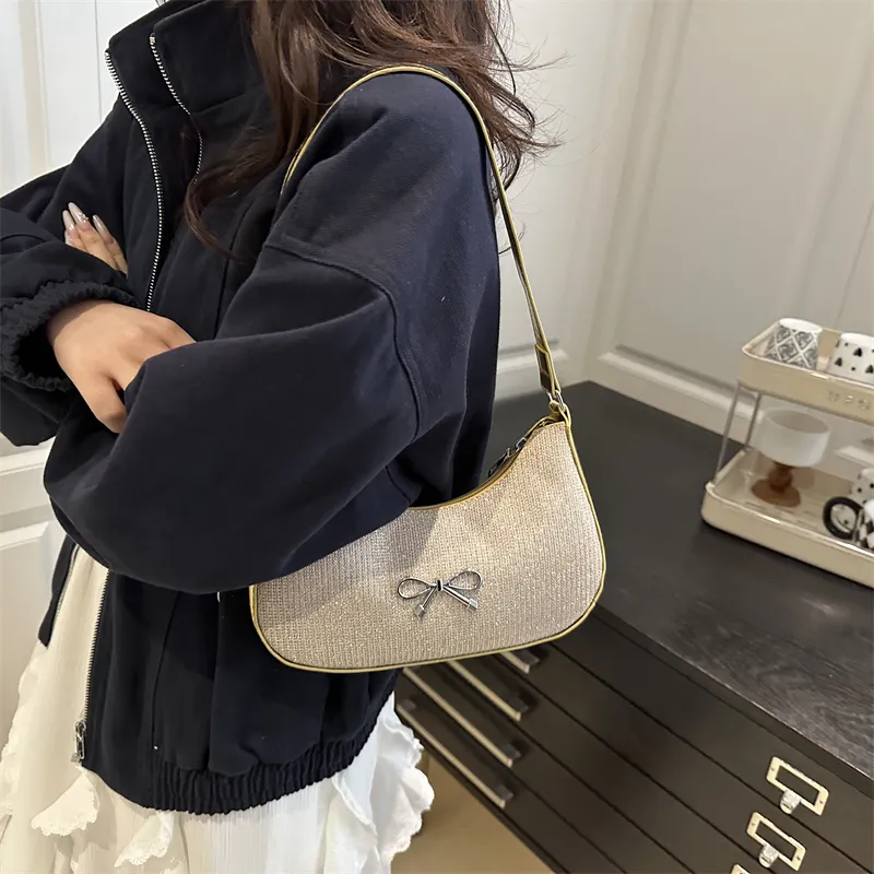 TOUTSEUL YOLO Special Material Shoulder Bag Women's Pink/Silver/Green/Gold/Black-23