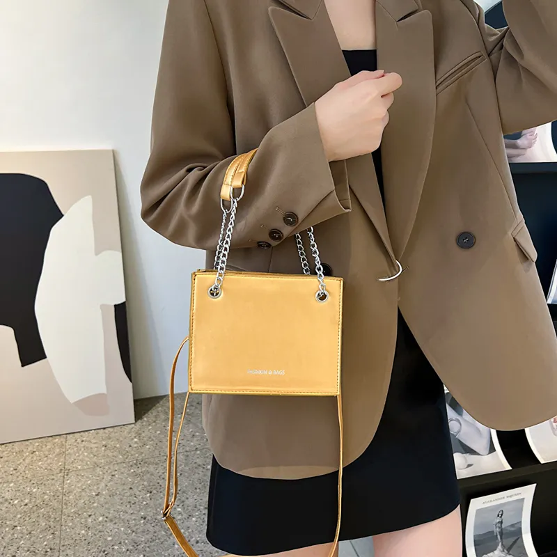 TOUTSEUL YOLO PU Shoulder Bag, Crossbody Bag, Handbag Women's Ecru/Gold/Brown/Black-10
