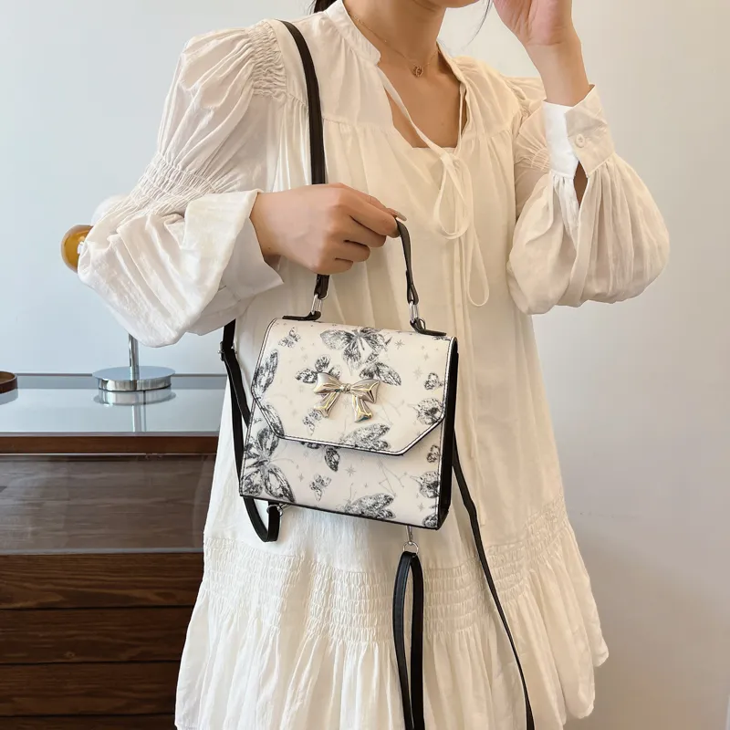 TOUTSEUL YOLO PU Backpack Women's White/Black/Red/Pink-9