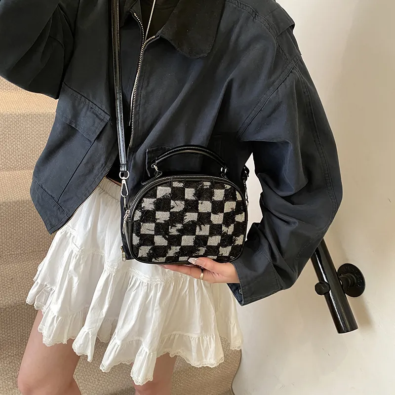 TOUTSEUL YOLO PU Handbag Women's Multicolor/Black/Light Blue/Dark Blue-7