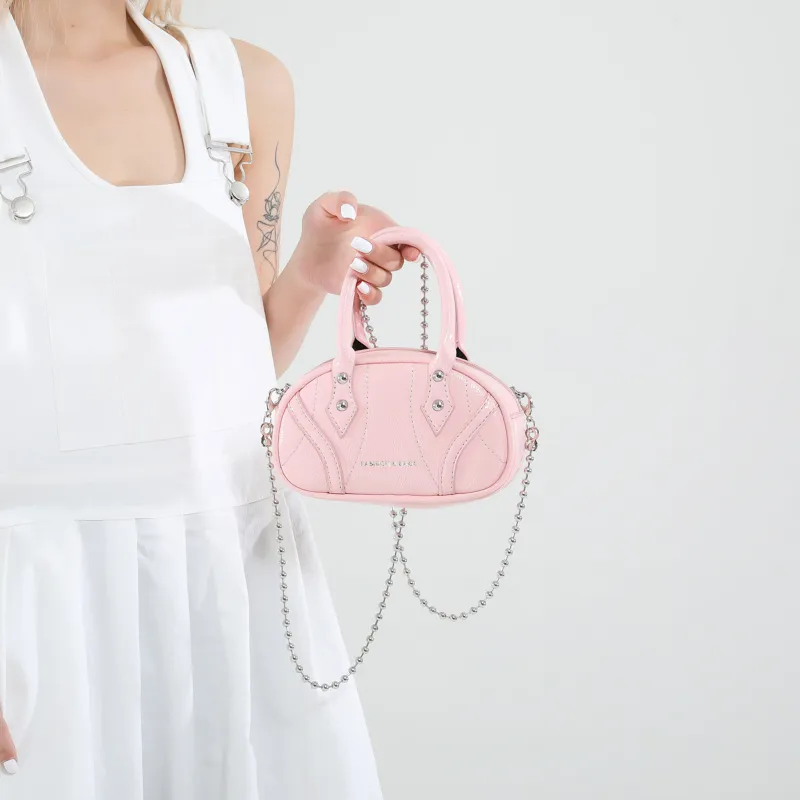 TOUTSEUL YOLO PU One Shoulder Handbag Women's Light Pink/Pink/White/Blue/Red-7