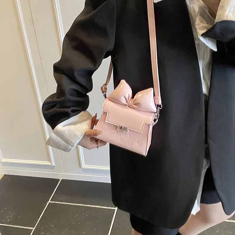 TOUTSEUL YOLO PU Shoulder Bag Women's White/Silver/Black/Pink/Blue-16