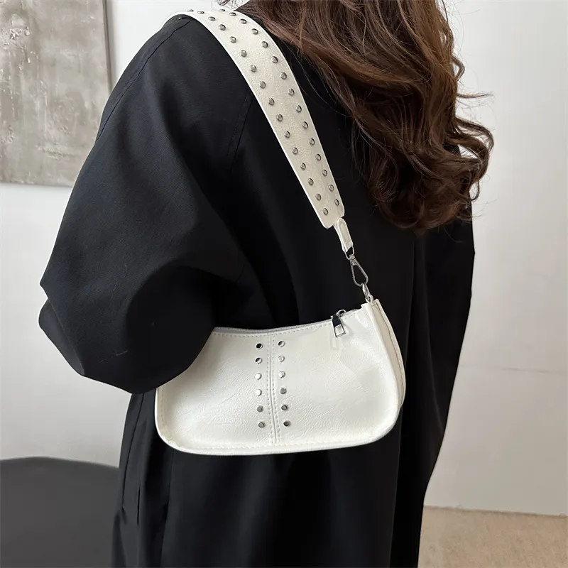 TOUTSEUL YOLO PU Shoulder Bag Women's White/Green/Red/Black/Brown-3