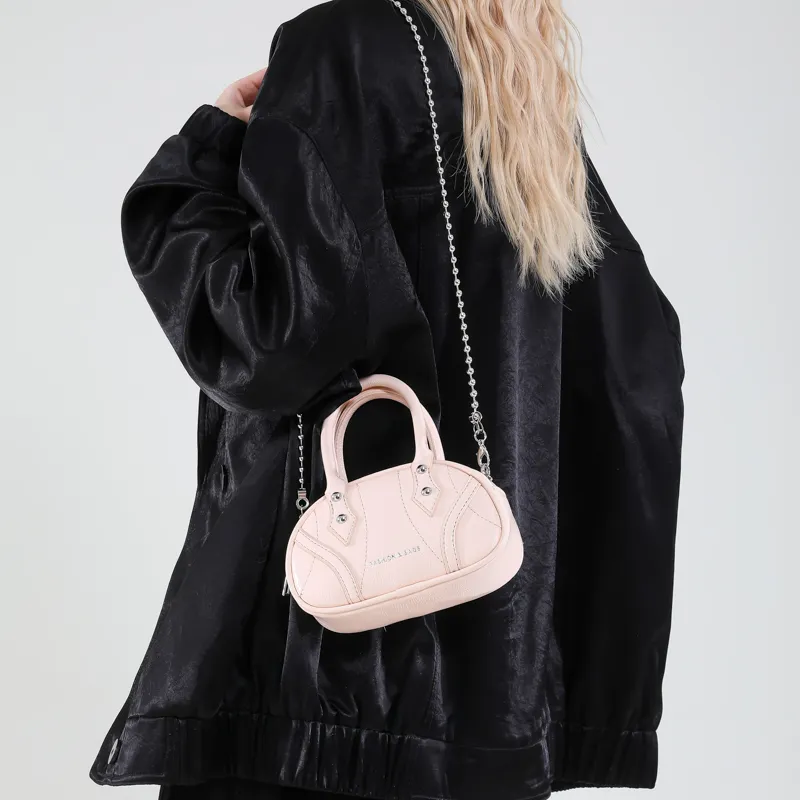 TOUTSEUL YOLO PU One Shoulder Handbag Women's Light Pink/Pink/White/Blue/Red-5