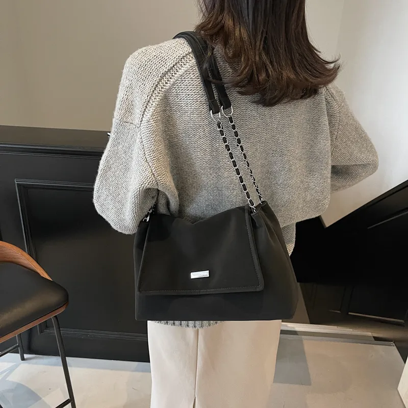 TOUTSEUL YOLO PU Shoulder Bag Women's Ecru/Black/Pink/Brown-8