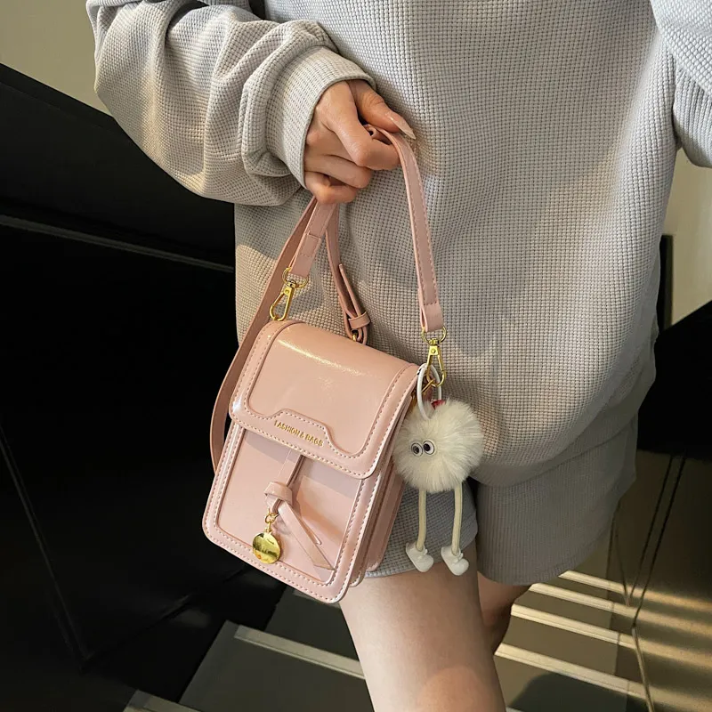 TOUTSEUL YOLO PU Cell Phone Pouch Women's White/Silver/Black/Pink-24