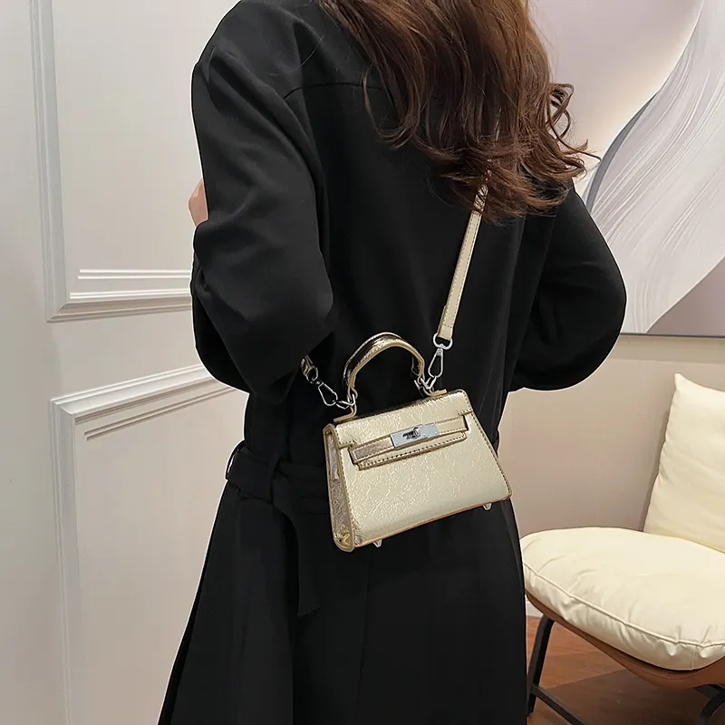 TOUTSEUL YOLO PU One Shoulder Handbag Regular Women's Black/Gold/Silver/Colorful Silver-10