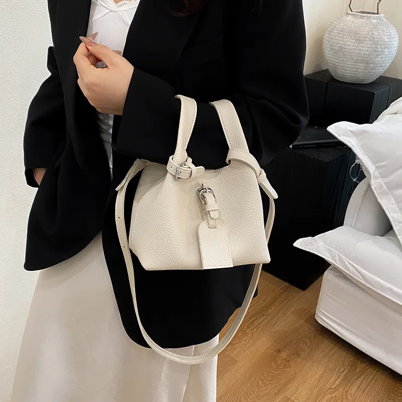 TOUTSEUL YOLO PU Handbag Women's Ecru/Gray/Black/Khaki-2