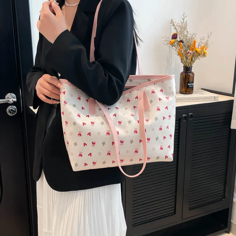 TOUTSEUL YOLO PU Tote Bag, Shopping Bag, Shoulder Bag Women's Multicolor-23