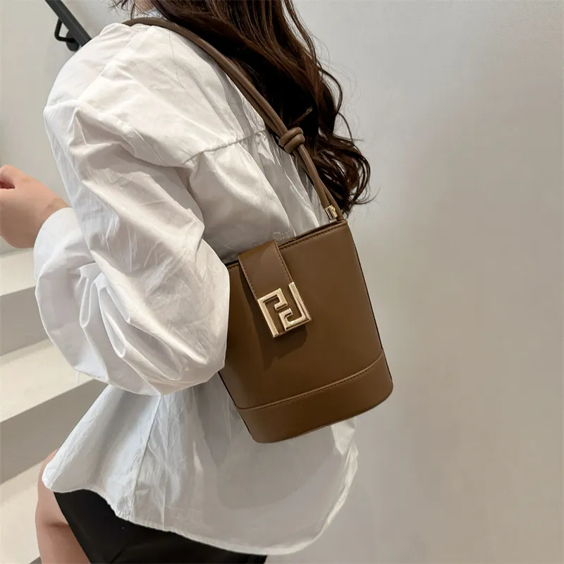 TOUTSEUL YOLO PU Bucket Bag, Shoulder Bag Women's Multicolor-28