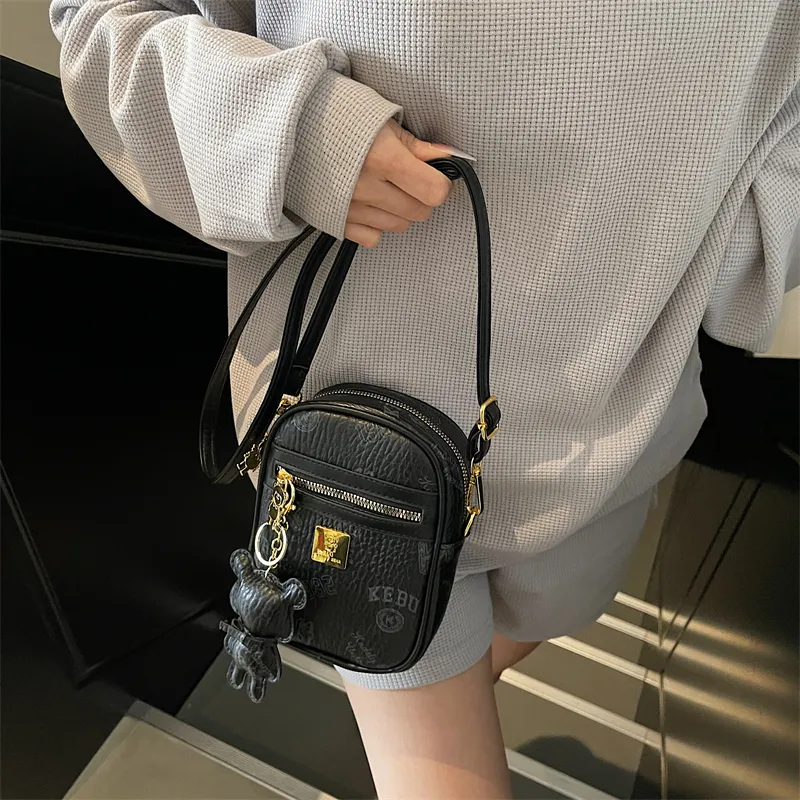 TOUTSEUL YOLO PU Crossbody Bag, Shoulder Bag Women's White/Black/Pink/Brown-7