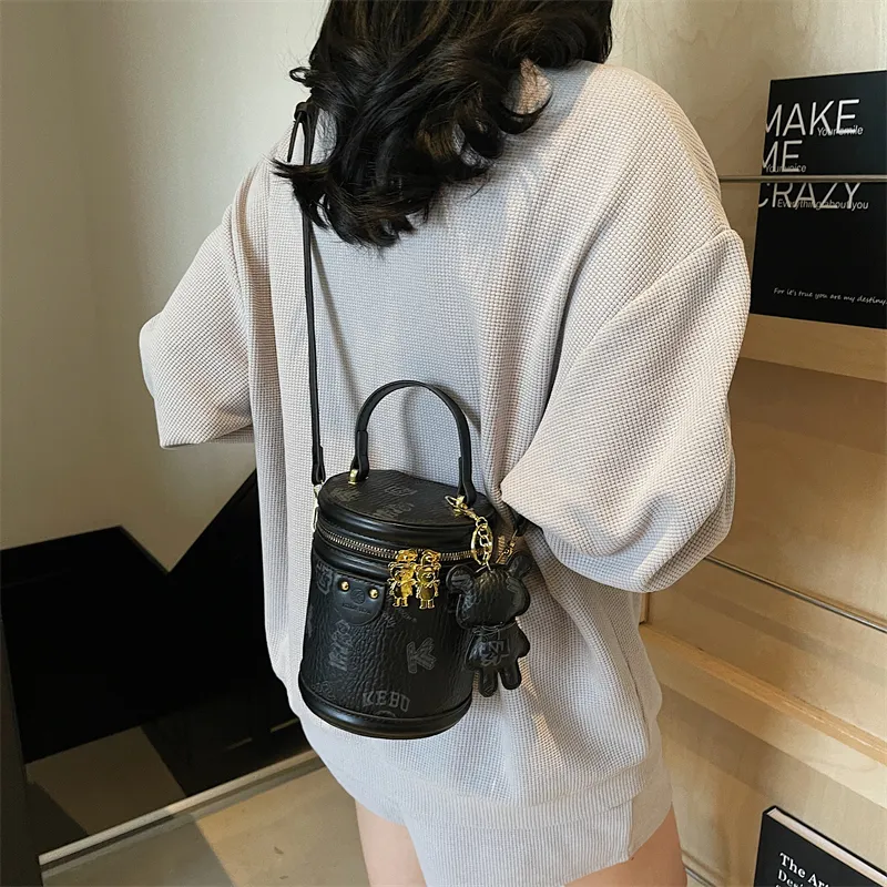 TOUTSEUL YOLO PU Handbag Women's White/Black/Pink/Brown-12