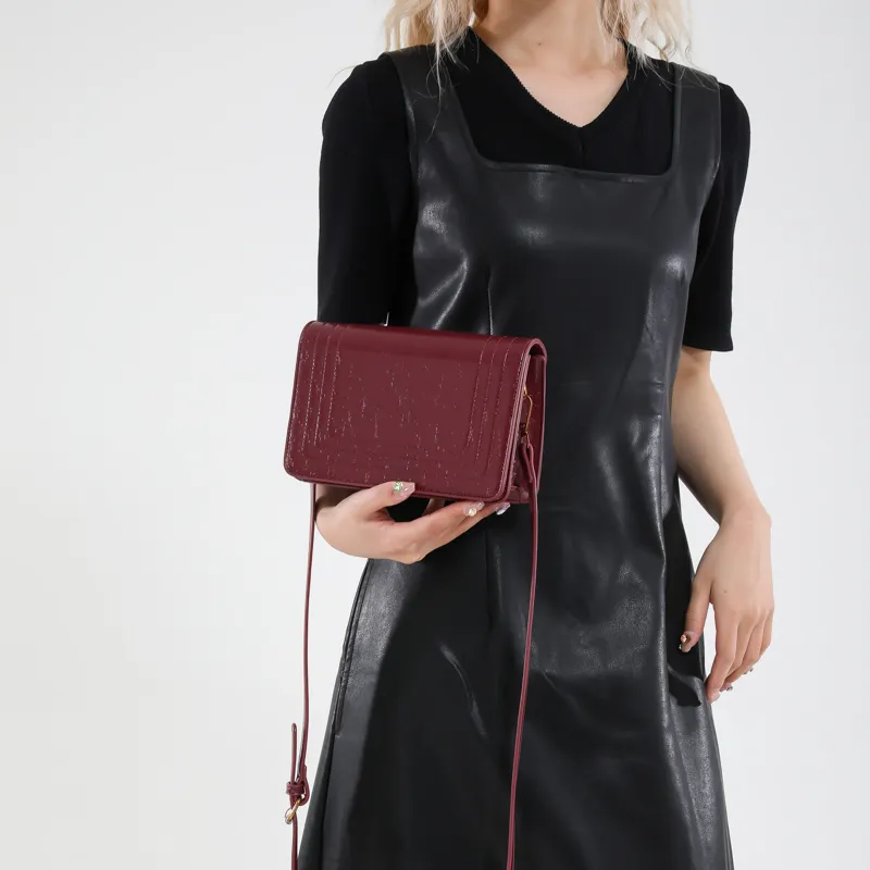 TOUTSEUL YOLO PU Shoulder Bag Regular Women's White/Black/Red/Brown-17