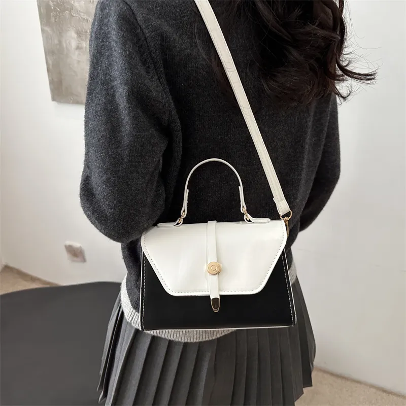 TOUTSEUL YOLO PU One Shoulder Handbag Women's White/Black/Red/Khaki/Brown-1