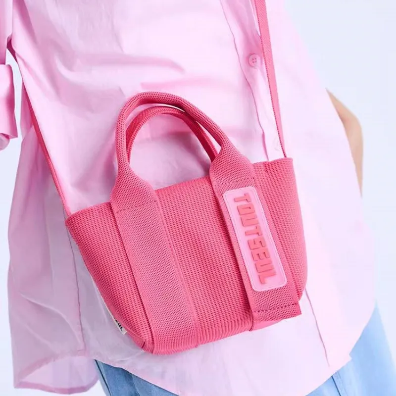 TOUTSEUL YOLO Polyester One Shoulder Handbag Women's Pink-2