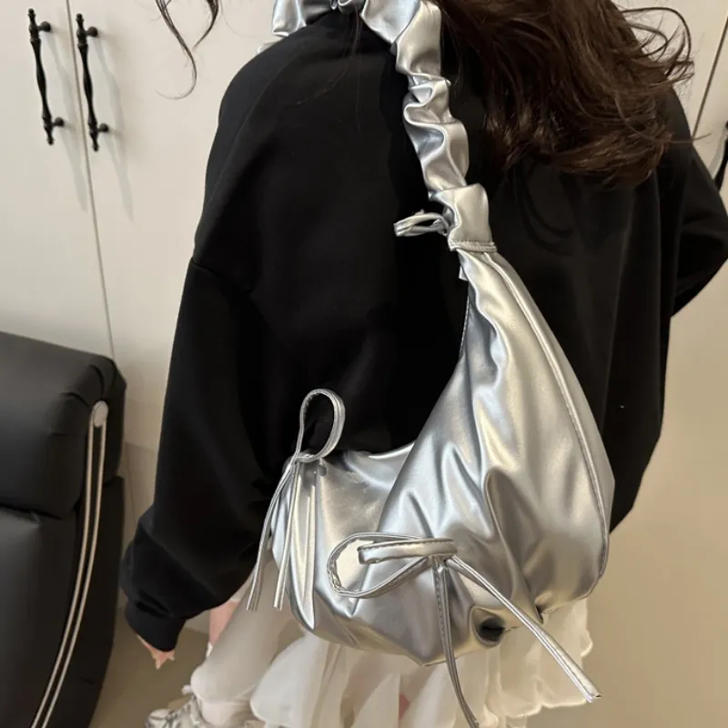 TOUTSEUL YOLO PU Handbag Women's Pink White Silver Blue-12
