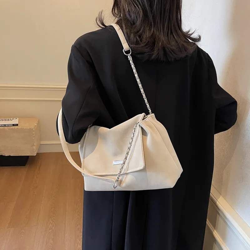 TOUTSEUL YOLO PU Shoulder Bag Women's Ecru/Black/Pink/Brown-1