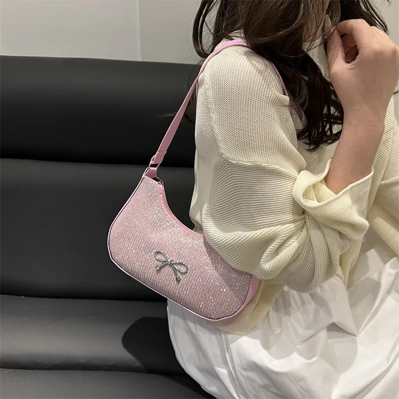 TOUTSEUL YOLO Special Material Shoulder Bag Women's Pink/Silver/Green/Gold/Black-1
