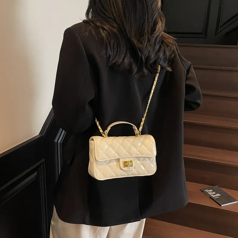 TOUTSEUL YOLO PU Handbag Women's Ecru/Yellow/Black/Burgundy/Pink-2