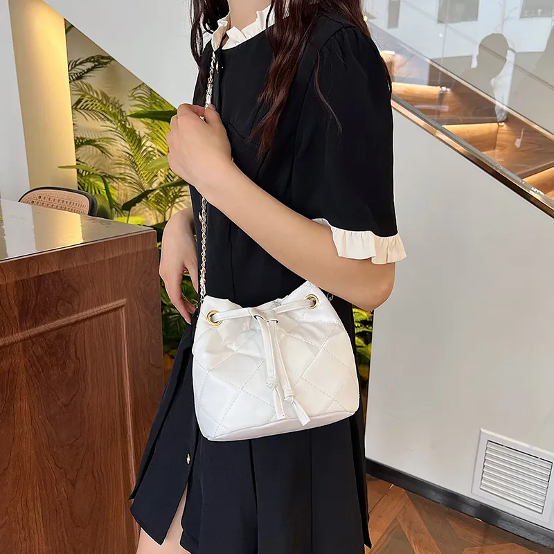 TOUTSEUL YOLO PU Crossbody Bag, Shoulder Bag Women's White/Khaki/Black/Rose Red-5