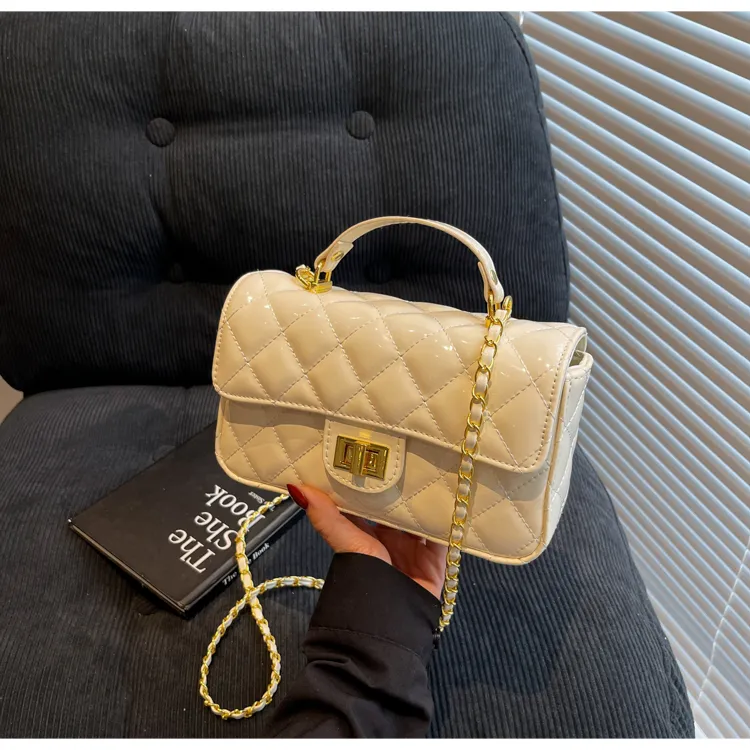 TOUTSEUL YOLO PU Handbag Women's Ecru/Yellow/Black/Burgundy/Pink-28
