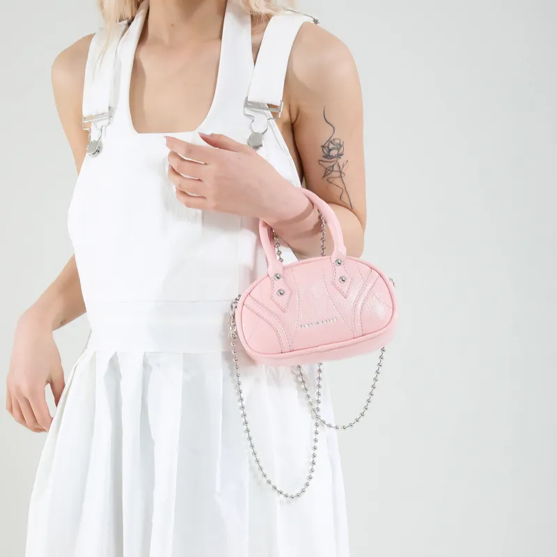 TOUTSEUL YOLO PU One Shoulder Handbag Women's Light Pink/Pink/White/Blue/Red-8