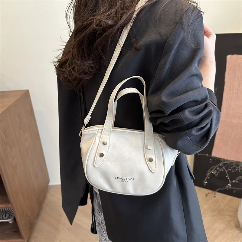 TOUTSEUL YOLO PU Handbag Women's White/Black/Pink/Brown-3