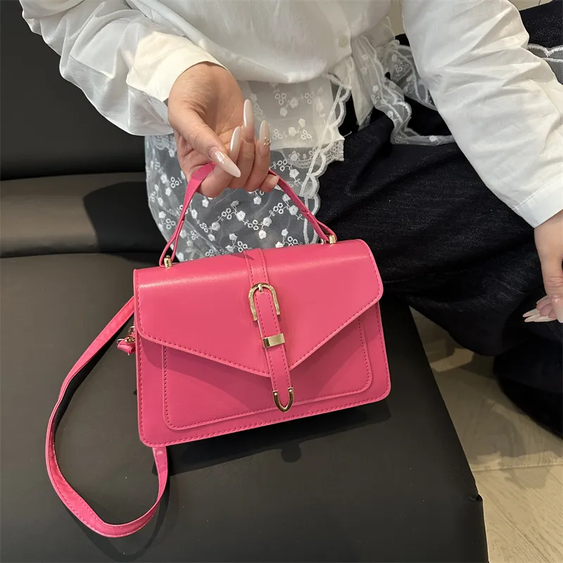 TOUTSEUL YOLO PU Handbag Women's Black Rose Red Green White Khaki-12