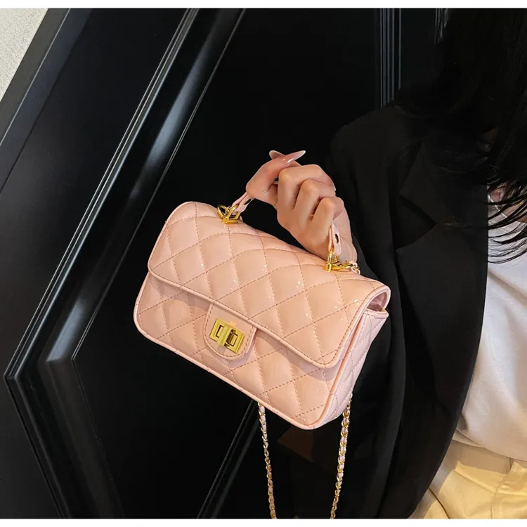 TOUTSEUL YOLO PU Handbag Women's Ecru/Yellow/Black/Burgundy/Pink-44