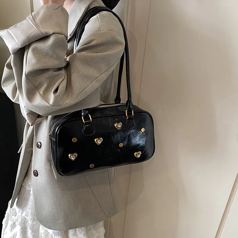 TOUTSEUL YOLO PU Shoulder Bag Regular Women's White/Silver/Black/Red/Light Brown/Coffee-13