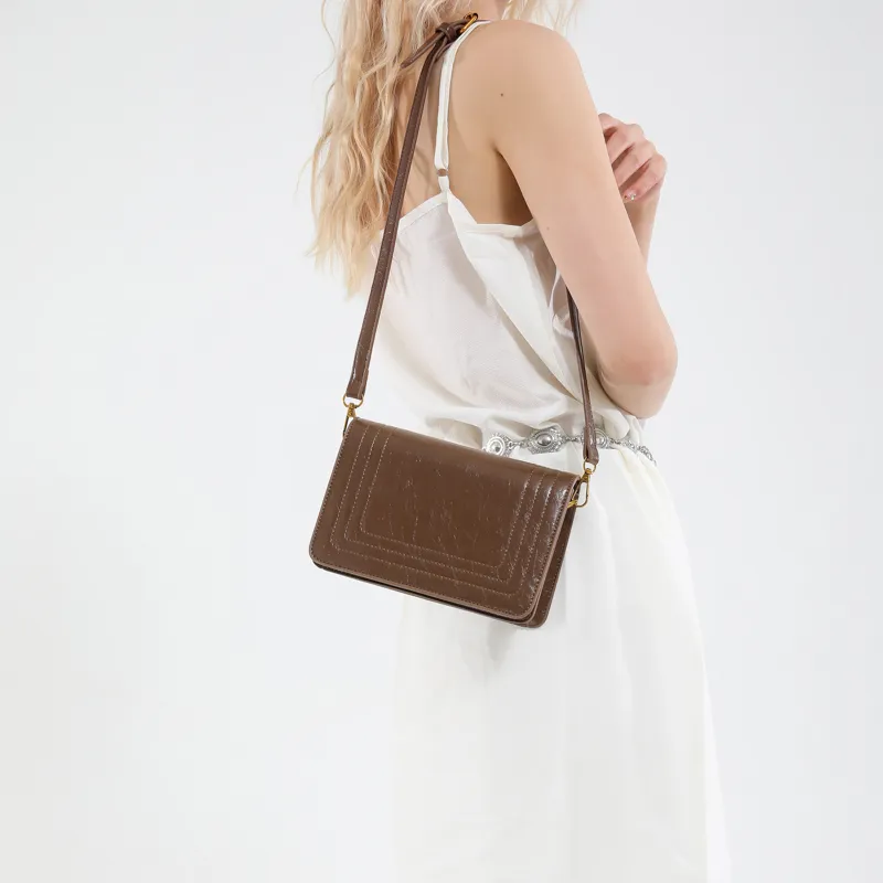 TOUTSEUL YOLO PU Shoulder Bag Regular Women's White/Black/Red/Brown-26