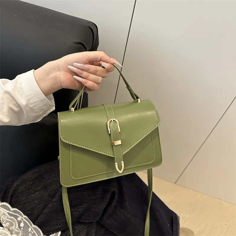 TOUTSEUL YOLO PU Handbag Women's Black Rose Red Green White Khaki-22