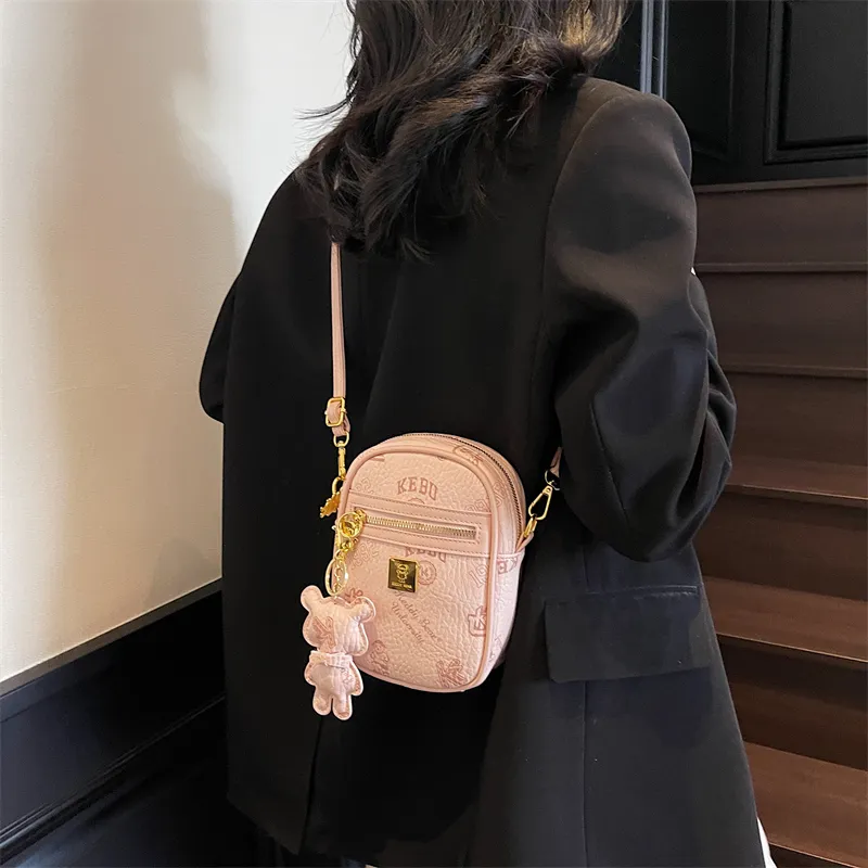 TOUTSEUL YOLO PU Crossbody Bag, Shoulder Bag Women's White/Black/Pink/Brown-17