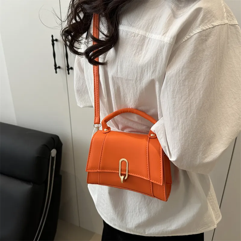 TOUTSEUL YOLO PU Shoulder Bag, Crossbody Bag, Handbag Women's White/Pink/Black/Orange-22
