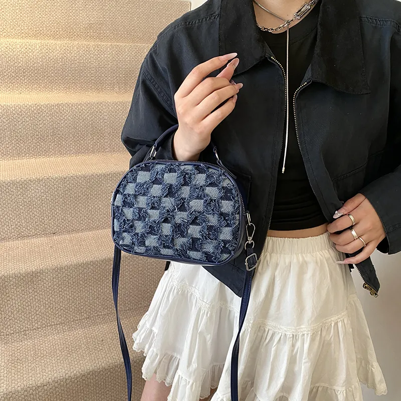 TOUTSEUL YOLO PU Handbag Women's Multicolor/Black/Light Blue/Dark Blue-19