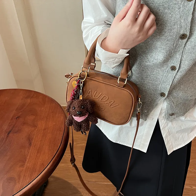 TOUTSEUL YOLO PU Crossbody One Shoulder Handbag Regular Women's Pink/Green/Brown/Black-12
