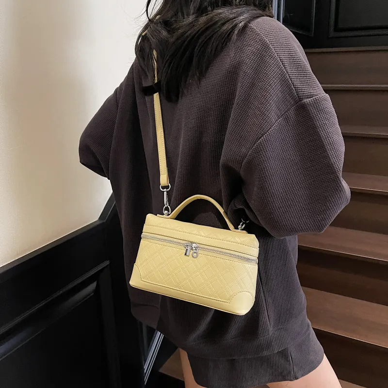 TOUTSEUL YOLO PU Shoulder Bag, Crossbody Bag, Handbag Regular Women's White/Black/Pink/Yellow/Khaki/Light Brown-18