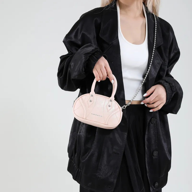 TOUTSEUL YOLO PU One Shoulder Handbag Women's Light Pink/Pink/White/Blue/Red-3