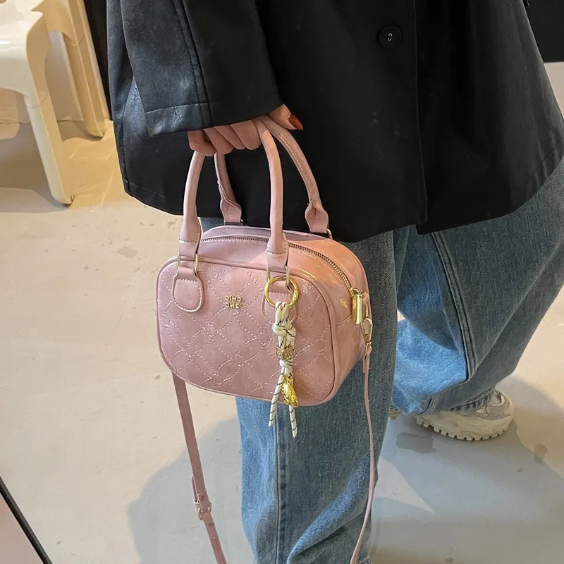 TOUTSEUL YOLO PU Shoulder Bag, Crossbody Bag, Handbag Regular Women's Ecru/Black/Pink/Brown-14