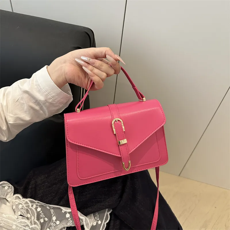TOUTSEUL YOLO PU Handbag Women's Black Rose Red Green White Khaki-13