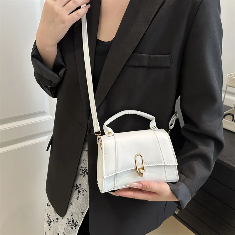 TOUTSEUL YOLO PU Shoulder Bag, Crossbody Bag, Handbag Women's White/Pink/Black/Orange-3